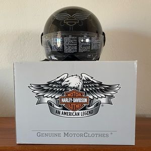 Black Harley Davidson Motorcycle Helmet — Never Worn